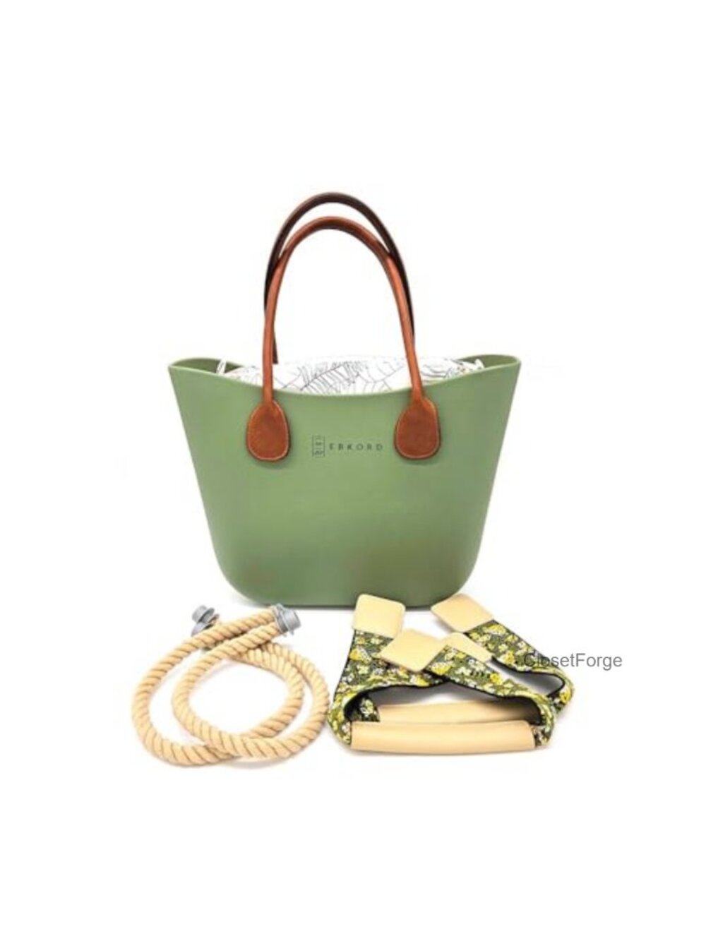 EVA Rubber Beach Tote Bag Waterproof Lightweight with Inner Bag